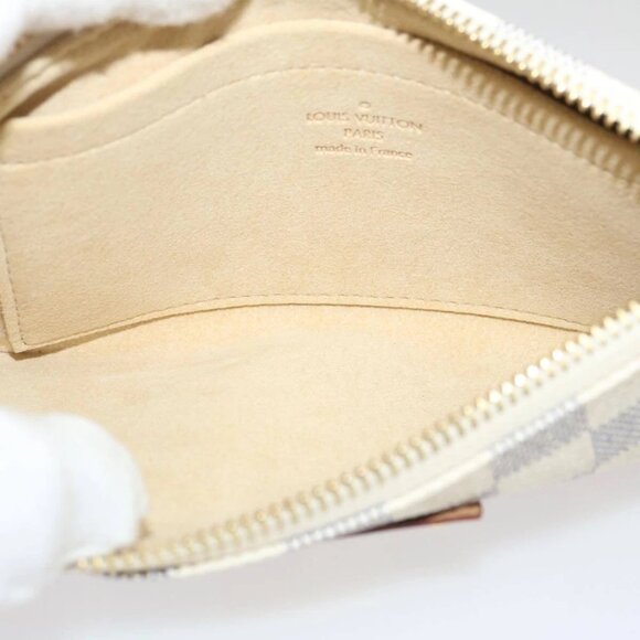 LOUIS VUITTON Damier Azur Pochette Mira MM Accessory Pouch - Picture 13 of 16